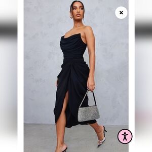 🎀Pretty Little Thing draped midi dress🎀